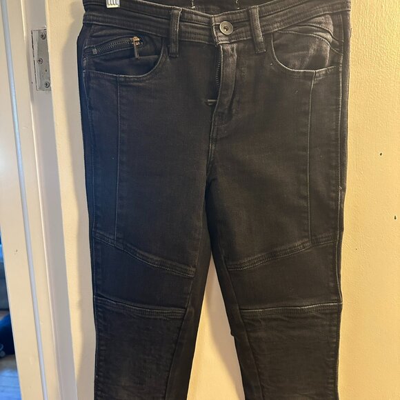 Free People Moto Skinny Jeans with Ankle Zips - Picture 1 of 3